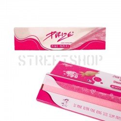 Boîte de 40 carnets de feuilles King Size Slim rose - Purize