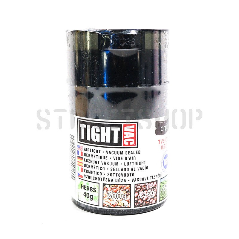 Boîte hermétique TightVac noir translucide - TightPac