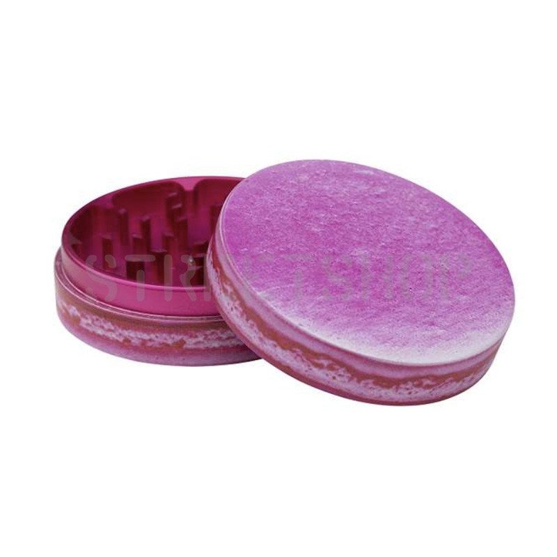 Grinder Dine-In Raspberry Macaroon 2 parties 63mm Dents Losange - V-Syndicate