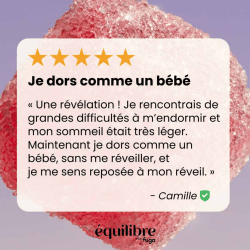 Gummies Sommeil - Equilibre : Le CBD Puissant Pour Dormir