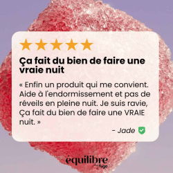 Gummies Sommeil - Equilibre : Le CBD Puissant Pour Dormir