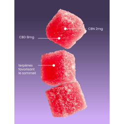 Gummies Sommeil - Equilibre : Le CBD Puissant Pour Dormir