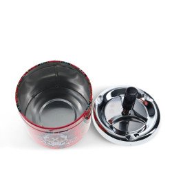 Cendrier Poussoir Métal "Calavera" – Champ High