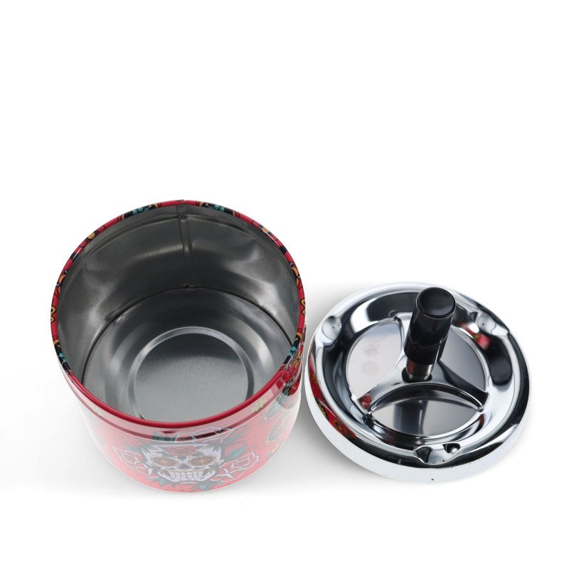 Cendrier Poussoir Métal "Calavera" – Champ High