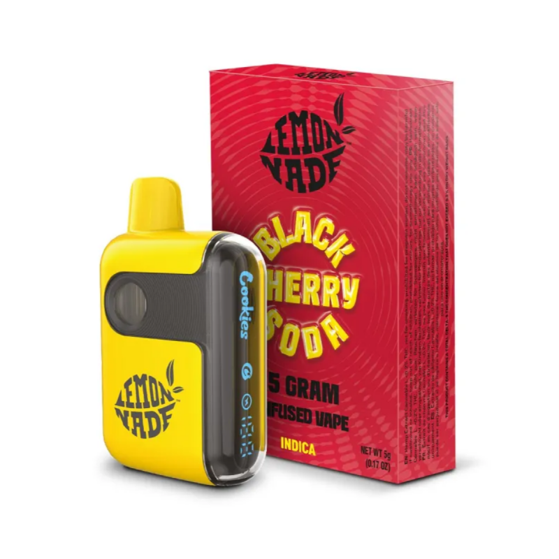Puff 5G Infused Black Cherry Soda - Cookies : La Vape XXL aux Saveurs Fruitées