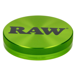 Grinder Aluminium Green 4 Parties 56MM - Raw : Le Broyeur Métal Ultime