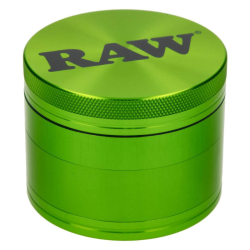 Grinder Aluminium Green 4 Parties 56MM - Raw : Le Broyeur Métal Ultime