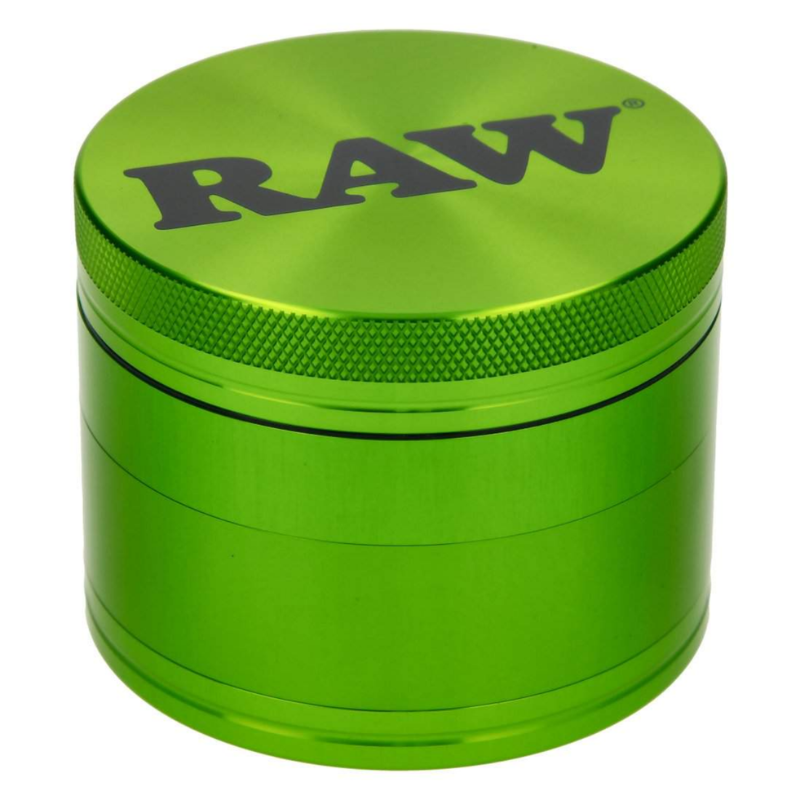 Grinder Aluminium Green 4 Parties 56MM - Raw : Le Broyeur Métal Ultime